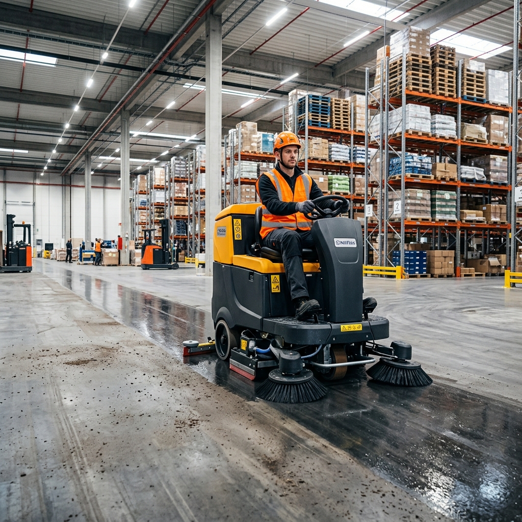 Industrial Floor Scrubbers